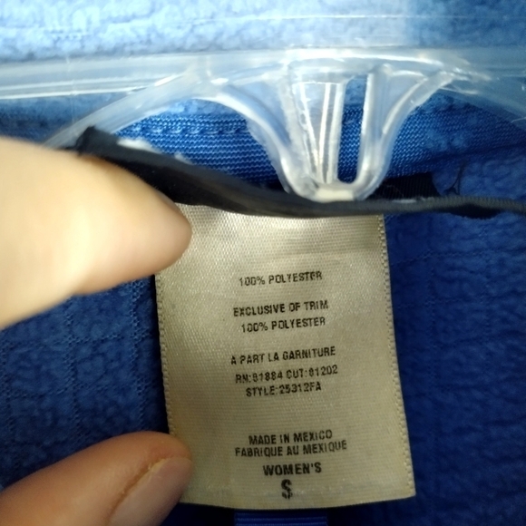 Patagonia R3 Regulator Vintage 00's Blue Fleece Full Zip Up Jacket Sz S - Picture 8 of 9